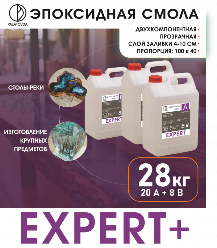 Эпоксидная смола от Дениса Палатова – профессиональные материалы для творчества и производства