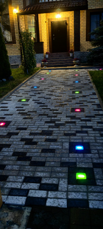 RGB ПЛИТКА СВЕТЛЯЧОК  20x10x4 см