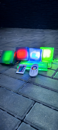 RGB ПЛИТКА СВЕТЛЯЧОК  20x10x4 см